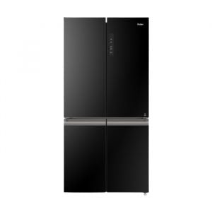 Haier Refrigerator Side by Side 4 Door, 20.6 FT, 585 L, Black Glass - HRF-700BG | Blackbox