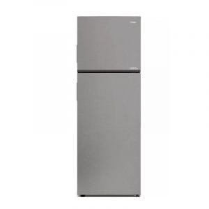 Haier Refrigerator Top Freezer 2 Door, 11.7ft, 333L, Inverter, Steel - HRF-355NS