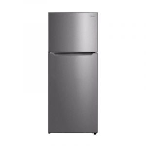 Midea Refrigerator 2 Door, 16.6 Feet, Double Door,No- Frost Refrigerator, Black Steel , HD606FSEN