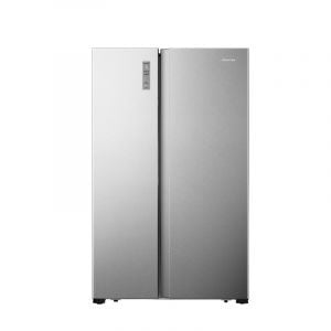 Hisense Refrigerator Side by Side, Door-In- Door 509L, 17.9ft, Inverter compressor,Steel - RS67W2NQ