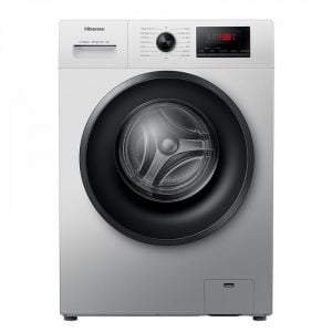 Hisense Washing Machine Front Load 9kg, Steam function, LED Screen , Silver - WF1V941BS