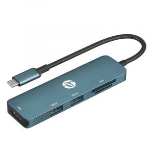 HP 5 in 1 Connector, USB-C to HDMI + USBAx2 + SD + TF - DHC-CT203 - Blackbox