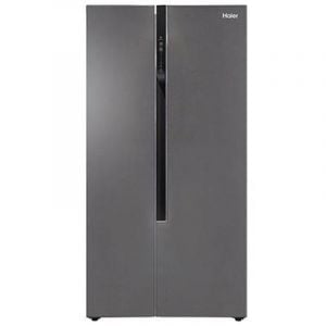 Haier Refrigerator Side By Side ,19.8 Cu.ft, 560 L, Inverter, Silver - HRF-718DS
