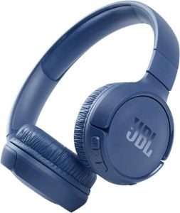 JBL Tune Wireless On-Ear Headphones with Purebass Sound - Blue - JBLT510BT