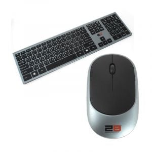 2B Business Series Wireless Keyboard and Mouse Combo ,Dark Gray/ Black - KB-30-6