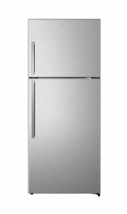 Kelon Refrigerator Double Door, 14.9Ft, 422L, Top Freezer, Silver- KLTM422