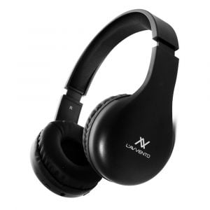 L'AVVENTO Bluetooth Headphone with Stereo Plug, Black - HP-11-B