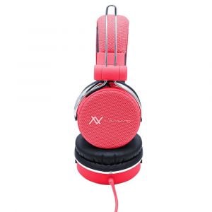 L'AVVENTO Headphone Stereo Golden Plug With 40mm - 1.5M, Red - HP06R