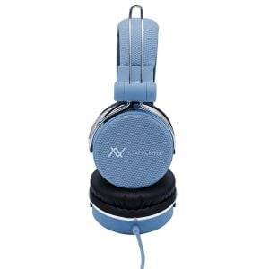 L'AVVENTO Headphone Stereo Golden Plug With 40mm - 1.5M, Blue - HP-06-L