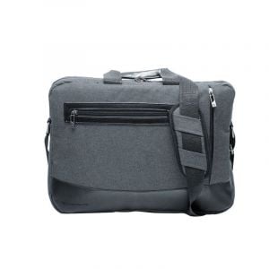 Lavvento Laptop shoulder Bag, 15.6", 2 Front Pockets | blackbox