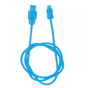 Lavvento Micro USB cable 5 Pin, 1M, Blue - DC-14-L