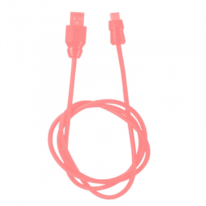 Lavvento Micro USB cable 5 Pin, 1M, Pink - DC-14-P