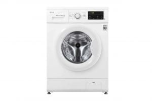 LG 7kg Front load washing machine, White, Smart Diagnosis - WF0710WHN
