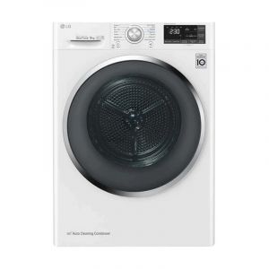 LG clothes dryer 9kg with condenser system white | Black Box