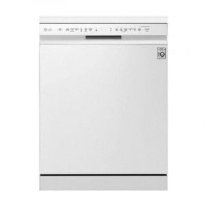 LG Dishwasher 14 Place, 2 Level, Steam, White - DFC532FW 