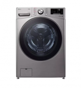 LG Front Load Washing Machine19 kg, Dryer 12 Kg, Combo Full Dry 100% ,  AI DD, WIFI, Silver Steel - WS1912XMT