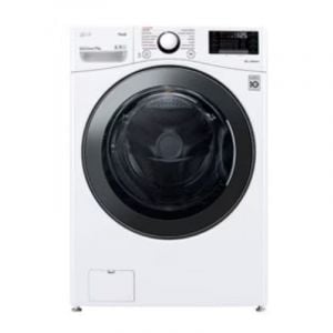 LG Front load washing machine, 17Kg, Steam, Wi-Fi, White - WF1711WHT