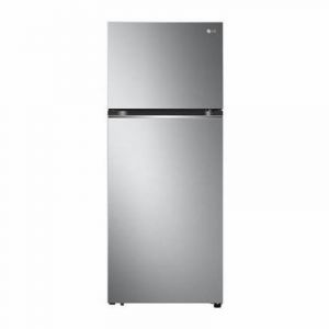 LG Refrigerator 2 doors, 14ft, 395L, Top Freezer, Inverter, Silver