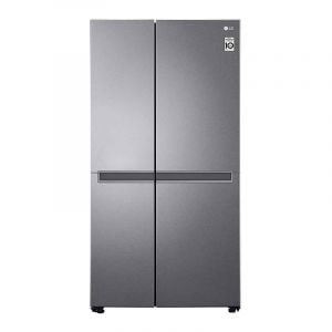 LG Refrigerator Side by Side 2 Doors, 22.7 Ft, 643 L, Inverter, Silver - LS25GBBDIV