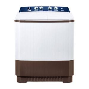 LG Twin Tub Washing Machine 10.5Kg, 3 Wash Program, White - WTT1108OW