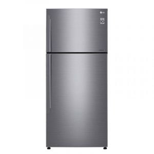 LG Refrigerator 20.9 Ft, Top Freezer , Silver, Multi Air Flow,Energy Saving Inverter Linear Compressor-LT22CBBSLN