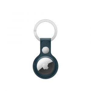 Apple AirTag Leather Key Ring, Baltic Blue - MHJ23ZE/A