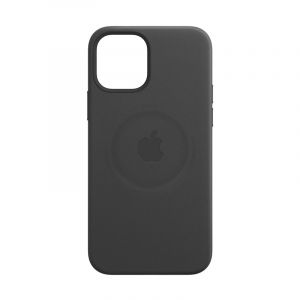 Apple iPhone 12 Pro Max Leather Case with MagSafe , Black - MHKM3ZE/A