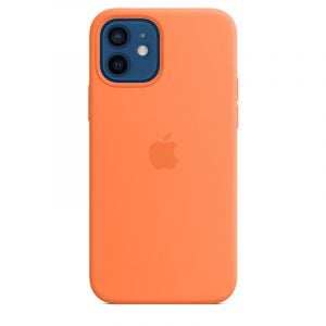 Apple iPhone 12 & 12 Pro Silicone Case with MagSafe , Kumquat - MHKY3ZE/A
