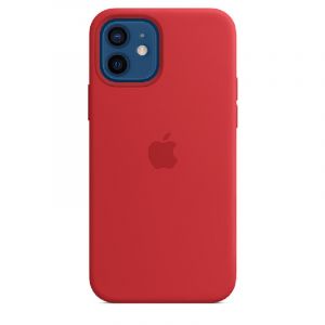 Apple iPhone 12 & 12 Pro Silicone Case with MagSafe , (Product) Red - MHL63ZE/A
