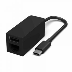 Microsoft Adapter Surface USB-C to USB 3.0, Ethernet Cable Interface, Black - JWL-00005