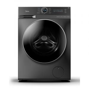 Midea Front Loading Washing Machine 12kg, 75% Dry, Steel - MF200W120WTSA