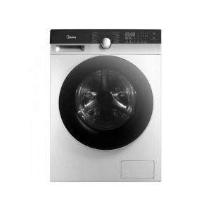 Midea Front Loading Washing Machine 8kg, 100% Dry, White - MF100D80WSA