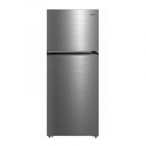 Midea Refrigerator Double Door 14.6Ft, Top Freezer, Steel - MDRT580MTU46SAD