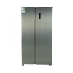 Fisher Refrigerator Side by Side, 20.5Ft, 581L, Silver | blackbox