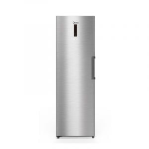 Midea Upright Freezer 9.1ft, Reversible Door, Ice Maker, Steel