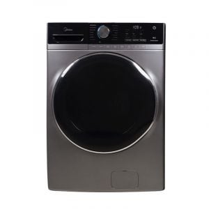 Midea Washing Machine Front Load 21kg, Dry 75%, Inverter, Titanium - MF600W210WBSSA