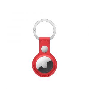Apple AirTag Leather Key Ring, Red - MK103ZE/A