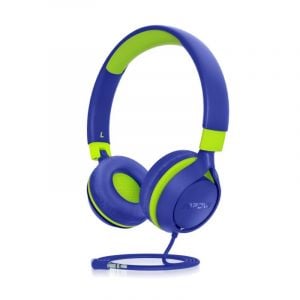 Mpow Che1 Kid's Headphone, Wired For Kids - Green Navy