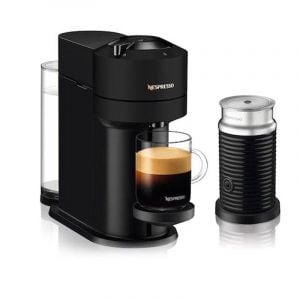 Nespresso Coffee Machine Vertuo Next Matte, Whisk, Black - GCV1-GB-MB-NE+3694BK