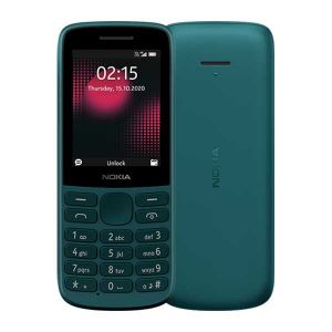 Nokia 215  2.4" Dual SIM 128MB, 64MB Ram, Cyan Green - 16QENE21A06