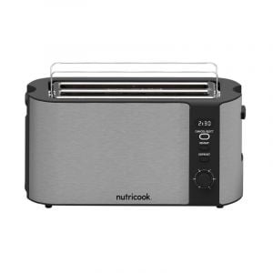 Nutricook Digital Bread Toaster 1500W, 4Slice - Black