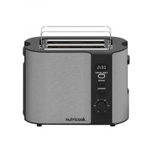 Nutricook Digital Bread Toaster 800W, 2Slice - Black