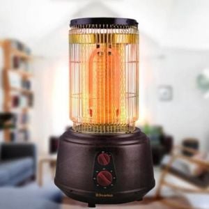 Ocarina Electric Heater, Round Carbon XL, 2000W - OCRHTRU250CB