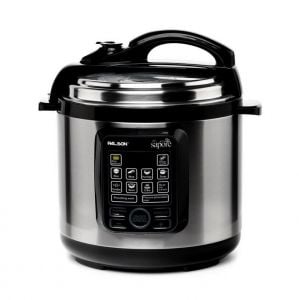 Palson Pressure Cooker 1800W, 12L, Multiple cooking programs, Silver - 30928