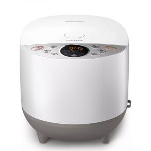 Philips Digital Rice Cooker 1.8L, 940W, Smart 3D heating - White