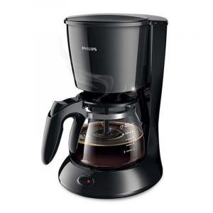 Philips Drip Coffee Maker 750W, 0.6L, Glass Jug, Black - HD7432/20