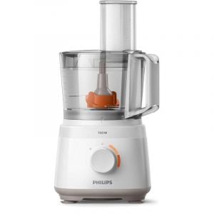 Philips Food Processor 2-in-1 disc, 700W, bowl 2.1L, 16 functions - HR7310/01