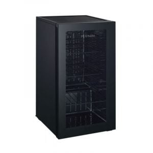 Platinum ShowCase Refrigerator 3.2Ft, 92L, Glass Door, Black - MF-1000G