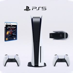 Sony PlayStation 5 + 2 Joysticks + PS5 Camera + Spider Man