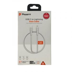 Power N Cable Type-C to Lightning, 27W, 1.2M, White - PNCTOLTP